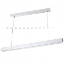 Φωτιστικό Κρεμαστό 150cm LED 36W 3000lm CCT 230V Γύψινο Λευκό 6123-W
